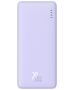 Baseus External Battery USB, Type-C, Micro-USB, 20W, 10000mAh + Type-C Cable - Baseus Airpow (P10022801513-00) - Nebula Purple 6932172646974 έως 12 άτοκες Δόσεις