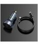 Baseus Car Charger, 65W, USB, Type-C - Baseus (TZCCKX-0G) - Black 6953156223196 έως 12 άτοκες Δόσεις