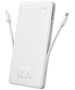 Baseus External USB Battery, Type-C, Dual USB-C Cable, Lightning, 22.5W, 10000mAh - Baseus Airpow Air Lite (P10067501213-00) - White 6932172652616 έως 12 άτοκες Δόσεις