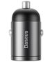 Baseus Car Charger, Quick Charging, 30W - Baseus Tiny Star Mini (C00035000817-Z1/VCHX-A0G) - Space Grey 6932172629403 έως 12 άτοκες Δόσεις