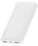 Baseus External Battery 10000mAh, 20W - Baseus Bipow Digital Display (PPBD050502) - White 6932172618315 έως 12 άτοκες Δόσεις