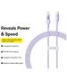 Baseus Cable USB-C to Lightning, Fast Charging 20W, 2m - Baseus Gem (P10373001511-01) - Nebula Purple 6932172658915 έως 12 άτοκες Δόσεις