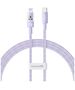 Baseus Cable USB-C to Lightning, Fast Charging 20W, 2m - Baseus Gem (P10373001511-01) - Nebula Purple 6932172658915 έως 12 άτοκες Δόσεις