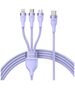 Baseus Data Cable 3in1, Type-C, 100W, 1.5m - Baseus Flash Series 2 (CASS030205) - Purple 6932172608798 έως 12 άτοκες Δόσεις