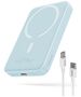 Baseus External Type-C Battery Type-C, Wireless Charging, 20W, 10000mAh + Type-C Cable, 30cm - Baseus Mini Air (P10059001313-00) - Blue 6932172636173 έως 12 άτοκες Δόσεις