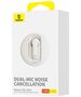 Baseus Bluetooth Headset with Microphone - Baseus CM10 (A00054700211-00) - White 6932172643973 έως 12 άτοκες Δόσεις