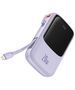 Baseus External Battery Pack 2x Lightning, Type-C, USB, 20W, 10000mAh + Type-C Cable, 3A - Baseus Qpow Pro (PPQD020005) - Purple 6932172608477 έως 12 άτοκες Δόσεις