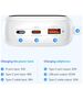 Baseus External Battery Pack Lightning, 2x Type-C, USB, 22.5W, 20000mAh + Type-C Cable - Baseus Qpow Pro+ (P10067103213-00) - White 6932172652760 έως 12 άτοκες Δόσεις