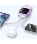 Baseus External Lightning Battery Pack, 2x Type-C, USB, 22.5W, 20000mAh + Type-C Cable - Baseus Qpow Pro+ (P1006710351313-00) - Purple 6932172652739 έως 12 άτοκες Δόσεις