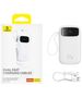 Baseus External Battery Pack 2x Lightning, 3x Type-C, 2x USB, 22.5W, 10000mAh + Type-C Cable, 30cm - Baseus Qpow Pro+ (P1005555003223-00) - White 6932172636289 έως 12 άτοκες Δόσεις