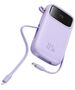 Baseus External Battery Pack 2x Lightning, 3x Type-C, 2x USB, 22.5W, 10000mAh + Type-C Cable, 30cm - Baseus Qpow Pro+ (P100555500351313-00) - Purple 6932172636272 έως 12 άτοκες Δόσεις