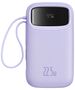 Baseus External Battery Pack 2x Lightning, 3x Type-C, 2x USB, 22.5W, 20000mAh + Type-C Cable, 30cm - Baseus Qpow Pro+ (P1005555002513-00) - Purple 6932172636258 έως 12 άτοκες Δόσεις