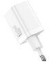 Baseus Priza Char charger, 2in1, 30W - Baseus Super Si Pro (CCSUPP-E02) - White 6953156206359 έως 12 άτοκες Δόσεις