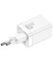 Baseus Priza Char charger, 2in1, 30W - Baseus Super Si Pro (CCSUPP-E02) - White 6953156206359 έως 12 άτοκες Δόσεις