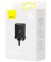 Baseus Charger UK, USB, Type-C, 30W - Baseus Compact Series (CCXJ030101) - Black 6932172612498 έως 12 άτοκες Δόσεις