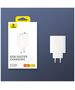 Baseus USB Rapid Charger, Type-C, 65W - Baseus Cube Pro (P10152301213-00) - White 6932172641481 έως 12 άτοκες Δόσεις