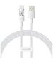 Baseus USB to Type-C cable, Super Fast Charging 100W, 1m - Baseus Gem (P103737300222211-00) - Moon White 6932172658731 έως 12 άτοκες Δόσεις