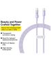 Baseus USB-C to Type-C cable, Super Fast Charging 100W, 2m - Baseus Gem (P1037373000511-01) - Nebula Purple 6932172658823 έως 12 άτοκες Δόσεις