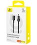 Baseus Cable USB-C to Lightning, Fast Charging 20W, 1m - Baseus Gem (P1037300111111-00) - Cluster Black 6932172658939 έως 12 άτοκες Δόσεις