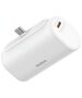 Baseus External Type-C Battery Type-C, 20W, 5000mAh + Type-C Cable - Baseus (P10068306213-00) - White 6932172659516 έως 12 άτοκες Δόσεις