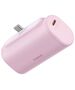 Baseus External Type-C Battery Type-C, 20W, 5000mAh + Type-C Cable - Baseus (P10068306413-00) - Baby Pink 6932172659530 έως 12 άτοκες Δόσεις