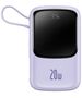 Baseus External Battery 2x Lightning, Type-C, USB, 20000mAh, 20W - Baseus Qpow Pro (PPQD030005) - Purple 6932172618155 έως 12 άτοκες Δόσεις