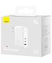 Baseus 3in1 EU Charger, 140W, Type-C Cable, 1m - Baseus GaN5 Pro (CCGP100202) - White 6932172610234 έως 12 άτοκες Δόσεις