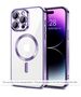 Techsuit Case for iPhone 16 - Techsuit Luxury Crystal MagSafe - Light Purple 5949419222212 έως 12 άτοκες Δόσεις