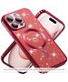 Techsuit Case for iPhone 16 - Techsuit Luxury Glitter MagSafe - Red 5949419221895 έως 12 άτοκες Δόσεις