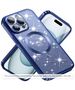 Techsuit Case for iPhone 16 - Techsuit Luxury Glitter MagSafe - Deep Blue 5949419221888 έως 12 άτοκες Δόσεις