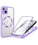 Techsuit Case for iPhone 15 + Cover - Techsuit ColorVerse 360 MagSafe MagSafe Series - Purple 5949419227125 έως 12 άτοκες Δόσεις