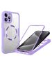 Techsuit Case for iPhone 15 Pro + Cover - Techsuit ColorVerse 360 MagSafe MagSafe Series - Purple 5949419227088 έως 12 άτοκες Δόσεις