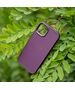 Satin case for Samsung Galaxy S22 Ultra burgundy 5900495029096