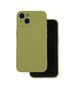 Silicon case for iPhone 12 / 12 Pro 6,1&quot; olive 5907457797697