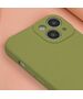 Silicon case for iPhone 12 / 12 Pro 6,1&quot; olive 5907457797697