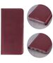 Case MOTOROLA MOTO G85 5G Wallet with a Flap Leatherette Holster Magnet Book burgundy 5907457792609