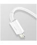 USB cable 3in1 Baseus Superior Series, USB to micro USB / USB-C / Lightning, 3.5A, 1.2m (white) 6953156205536