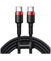 Baseus Date Cable Type-C, 100W, 2m - Baseus Cafes (CATKLF-AL91) - Red Black 6953156216372 έως 12 άτοκες Δόσεις