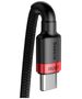 Baseus Date Cable Type-C, 100W, 2m - Baseus Cafes (CATKLF-AL91) - Red Black 6953156216372 έως 12 άτοκες Δόσεις