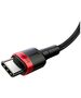 Baseus Date Cable Type-C, 100W, 2m - Baseus Cafes (CATKLF-AL91) - Red Black 6953156216372 έως 12 άτοκες Δόσεις