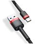 Baseus Baseus - Data Cable Cafule (CATKLF-U91) - USB to Type-C, 2A, 3m - Red Black 6953156296350 έως 12 άτοκες Δόσεις