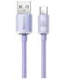 Baseus Baseus - Data Cable Crystal Shine (CAJY000505) - USB to Type-C, 100W, 2m - Purple 6932172602857 έως 12 άτοκες Δόσεις