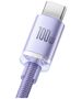 Baseus Baseus - Data Cable Crystal Shine (CAJY000505) - USB to Type-C, 100W, 2m - Purple 6932172602857 έως 12 άτοκες Δόσεις