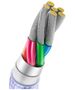 Baseus Baseus - Data Cable Crystal Shine (CAJY000505) - USB to Type-C, 100W, 2m - Purple 6932172602857 έως 12 άτοκες Δόσεις