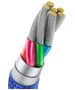 Baseus Baseus - Data Cable Crystal Shine (CAJY000403) - USB to Type-C, 100W, 1.2m - Blue 6932172602819 έως 12 άτοκες Δόσεις