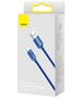 Baseus Baseus - Data Cable Crystal Shine (CAJY000403) - USB to Type-C, 100W, 1.2m - Blue 6932172602819 έως 12 άτοκες Δόσεις