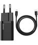 Baseus Baseus - Wall Charger Super Si (TZCCSUP-B01) - USB-C, PD, 20W with Cable Type-C to Lightning - Black 6953156230057 έως 12 άτοκες Δόσεις