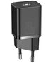 Baseus Baseus - Wall Charger Super Si (TZCCSUP-B01) - USB-C, PD, 20W with Cable Type-C to Lightning - Black 6953156230057 έως 12 άτοκες Δόσεις