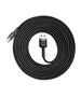 Baseus USB Type-C Data Cable, 2A, 3m - Baseus Caffeine (CATKLF-UG1) - Gray Black 6953156296343 έως 12 άτοκες Δόσεις