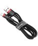 Baseus Baseus - Data Cable Cafule (CALKLF-B19) - USB to Lightning, 2.4A, 1m - Red Black 6953156274983 έως 12 άτοκες Δόσεις